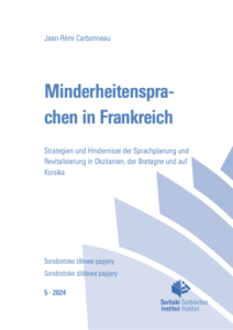 Cover von Minderheitensprachen in Frankreich German