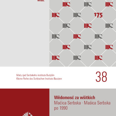 Cover der Publikation Mały rjad | Kleine Reihe 38 © Sorbisches Institut / Serbski institut (2024)