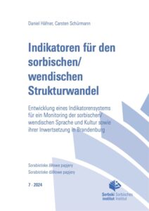 Cover von Indikatoren für den sorbischen/wendischen Strukturwandel