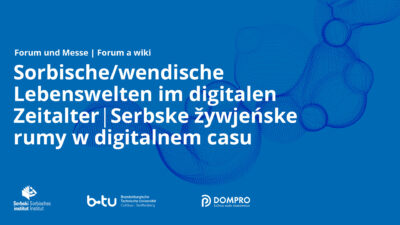 Web-Banner "Sorbische/Wendische Lebenswelten im digitalen Zeitalter"